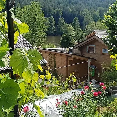 Holzhaus Am See Mit Panoramablick Trausnitz Esterno foto